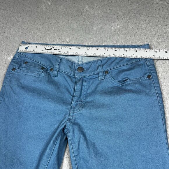 Prana Jeans Womens Size 4/27 Blue Stretch Skinny Straight Denim Pockets - Picture 5 of 13